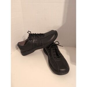 Streetcars Slapshot Men's Black Leather Lace-Up Shoes Size 10.5M